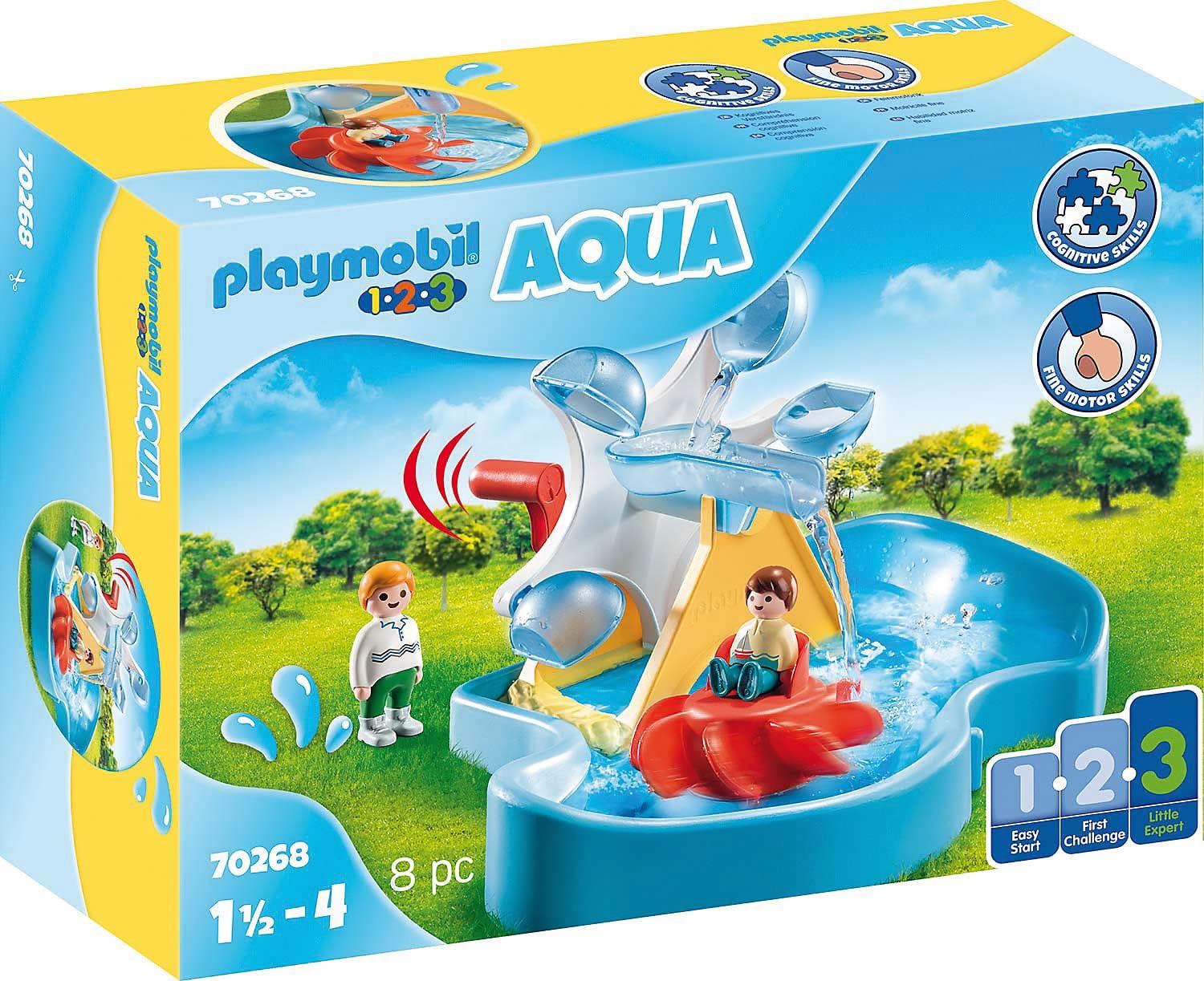 Playmobil 1.2.3 Aqua Wasserrad Karussell