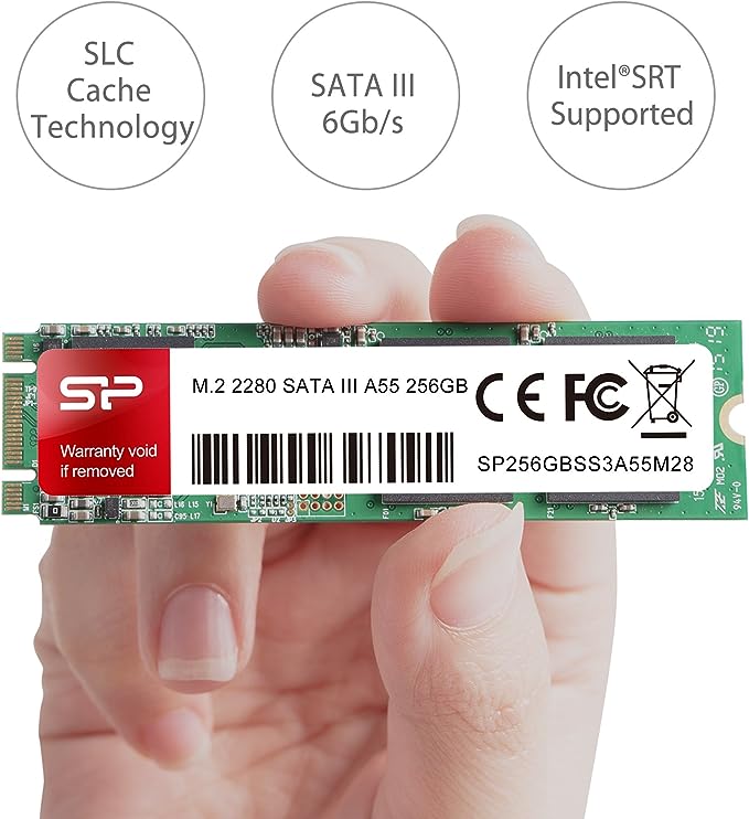 قرص صلب Silicon-Power M.2 سعة 256 جيجابايت A55