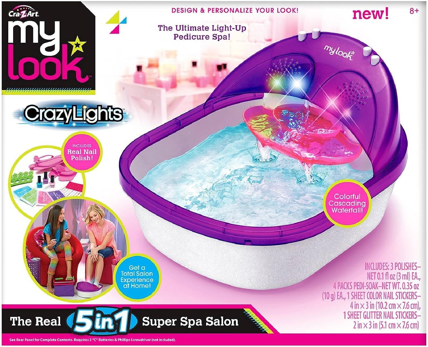 CraZArt 5-in-1 Spa Salon with Crazy Lights | Kids' Fun