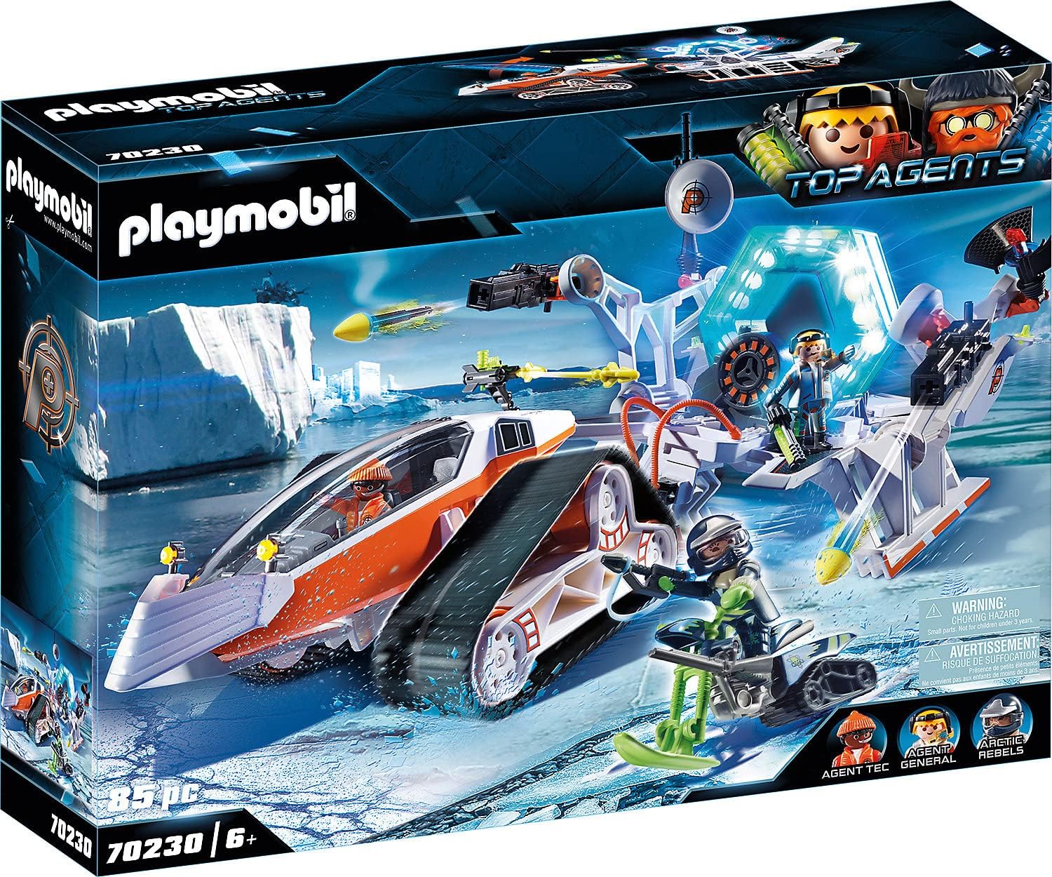 Playmobil Top Agents - Spy Sled with Light & Sound