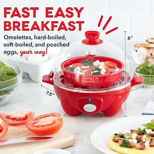 Dash RAPID EGG COOKER - RED