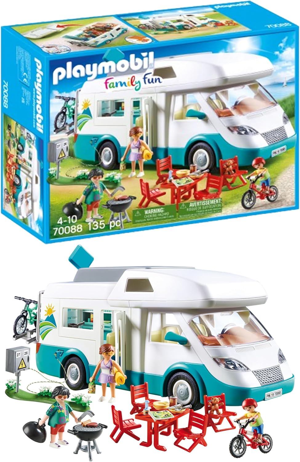 Playmobil Family Camper – Camping Fun for Kids Ages 4+