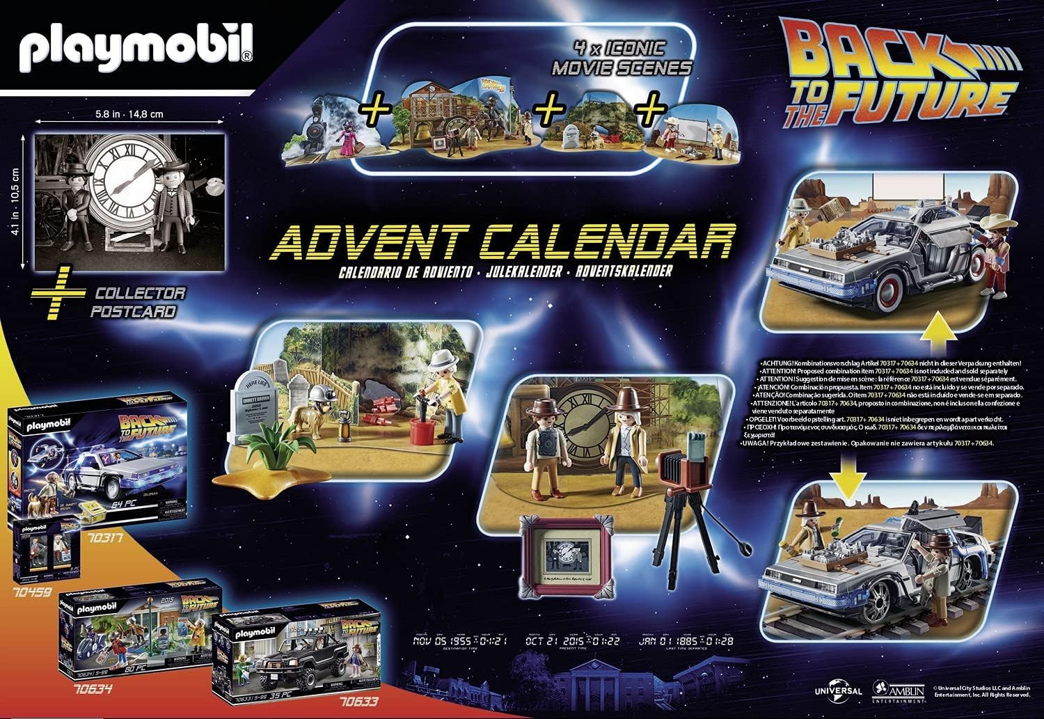 PLAYMOBIL Advent Calendar - Back to the Future Part III