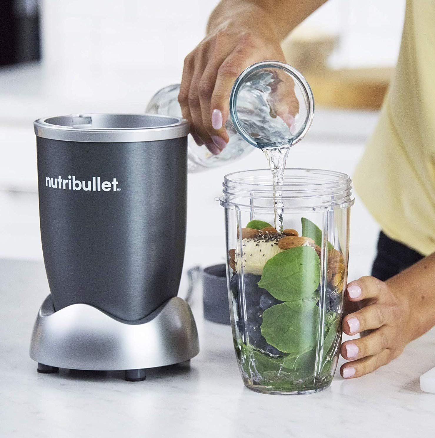 Nutribullet Blender 600W / 3 Pcs / Speed Blender / Mixer System With Nutrient Extractor - Gray