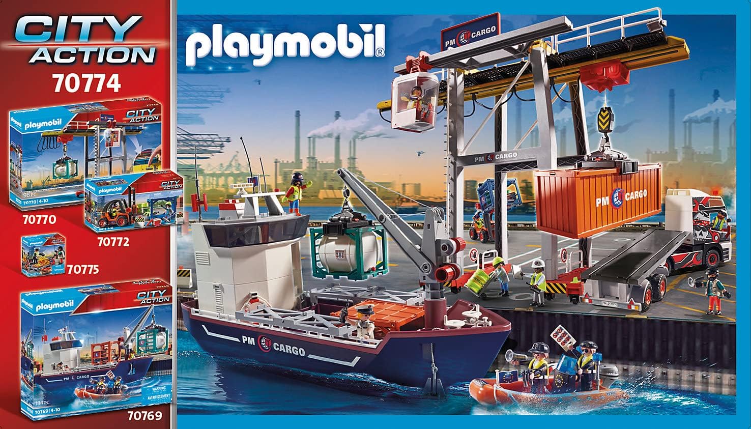 Playmobil 70774 Container Manufacturer - Interactive Toy for Kids