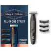 King C. Gillette All-in-One Stubble Trimmer: Cordless, Waterproof, 4D Blade  - BLACK