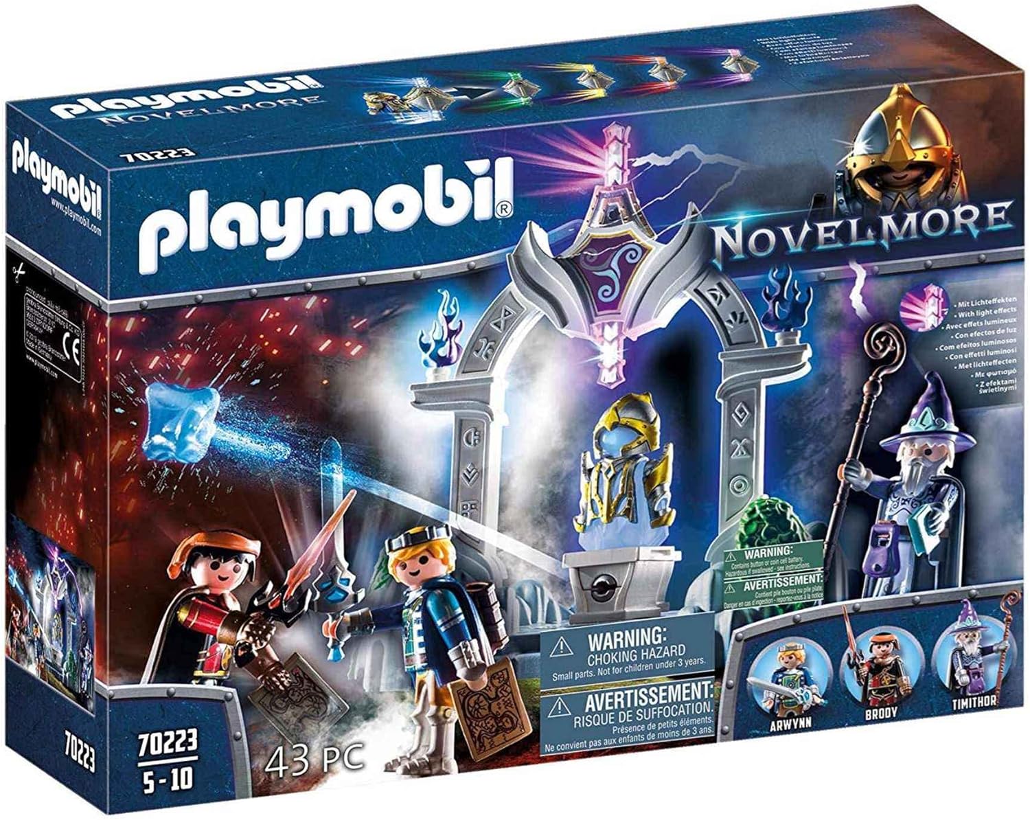 Playmobil Knights Temple of Time with LED Sword - Epic Fun