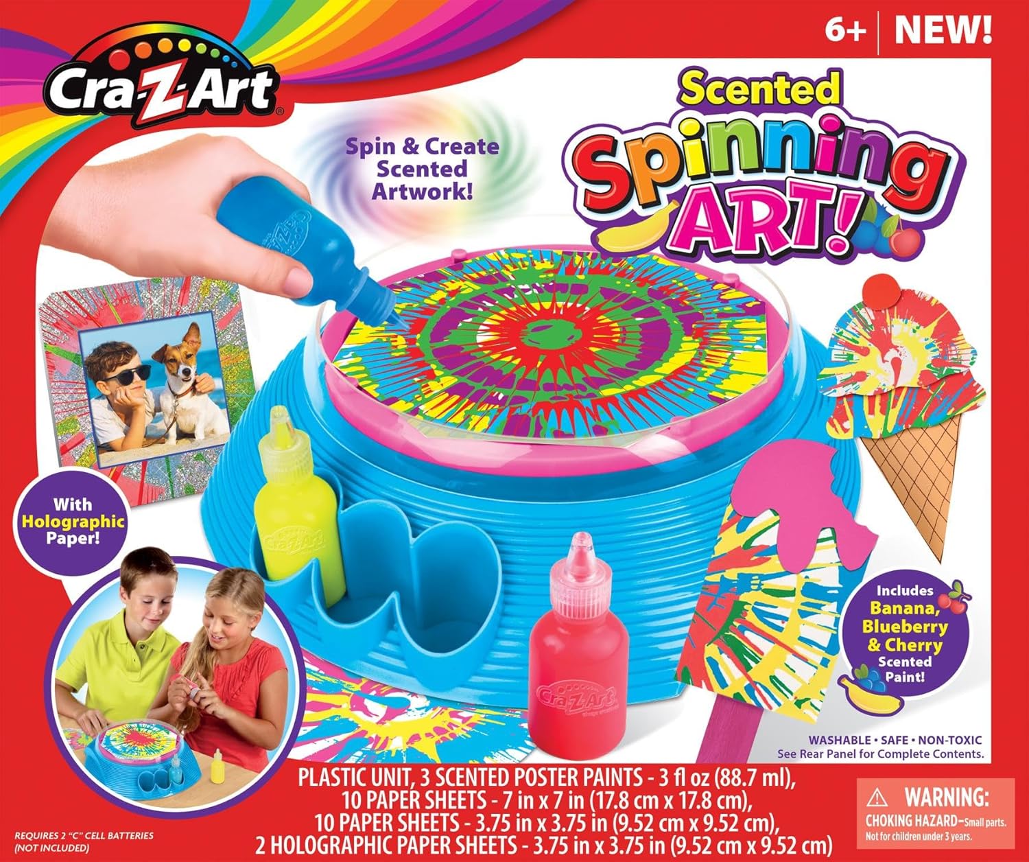 Cra-Z-Art Scented Spinning Art Machine - Creative Fun with Scents