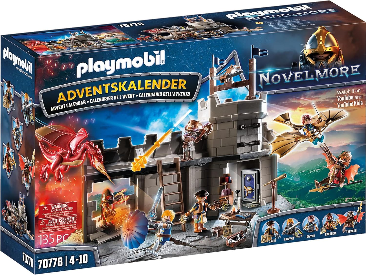 PLAYMOBIL Adventskalender Novelmore - Darios' Workshop Fun