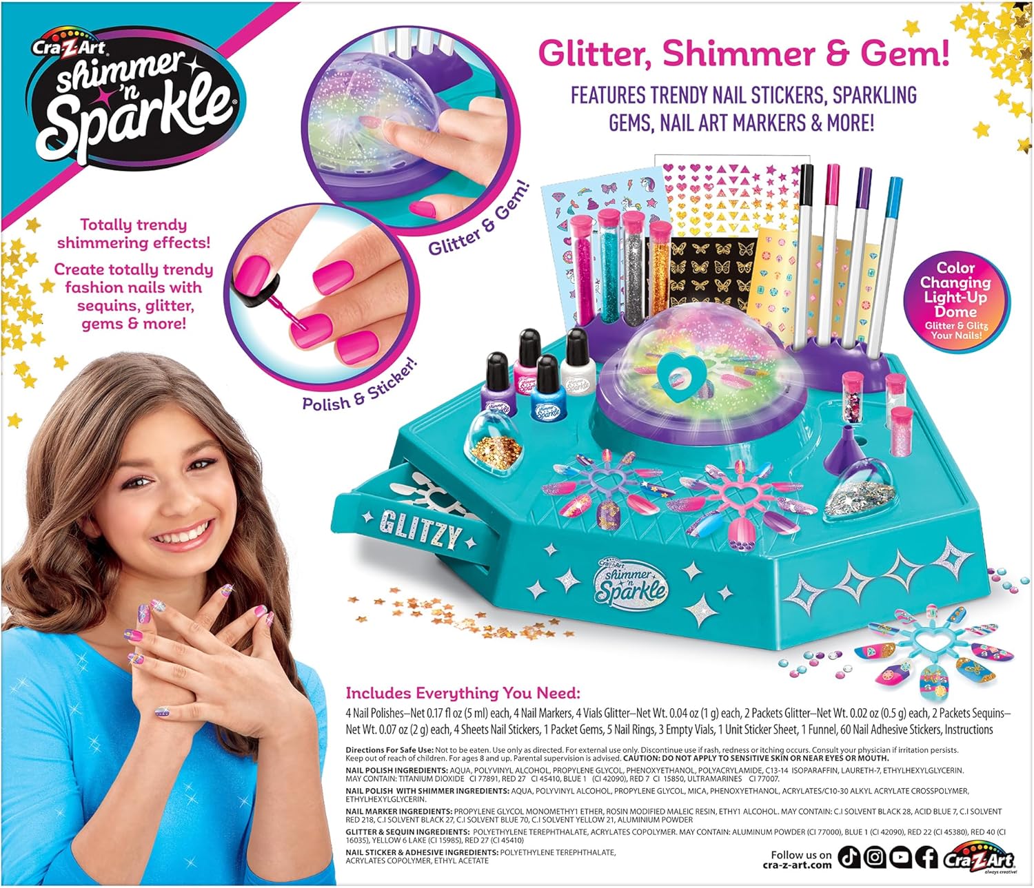 Shimmer N Sparkle Nail Art Studio for Creative Kids