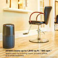 Instant Air Purifier with Plasma Ion Technology for Rooms up to 1,940ft2 - Black