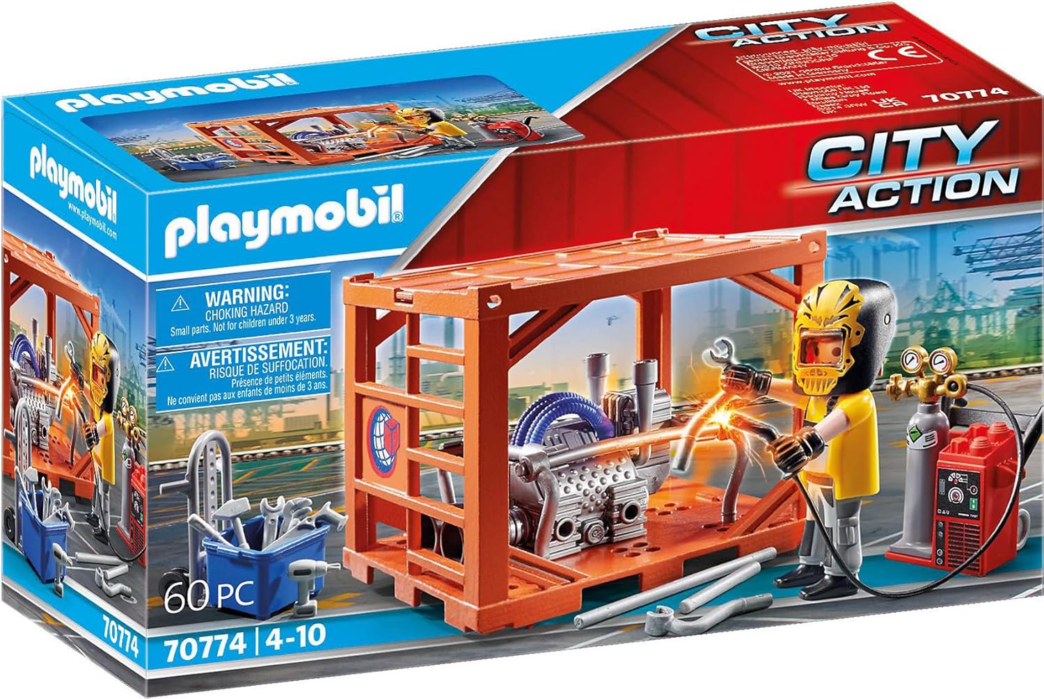 Playmobil 70774 Container Manufacturer - Interactive Toy for Kids