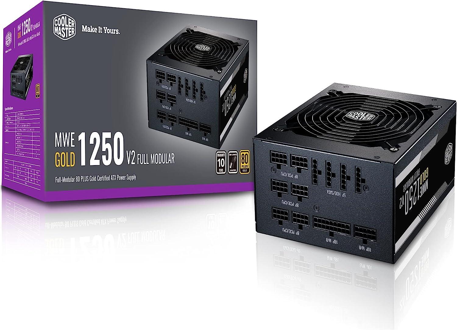 Cooler Master MWE Gold 1250 V2 ,1250W Fully Modular 80+ Gold Certified