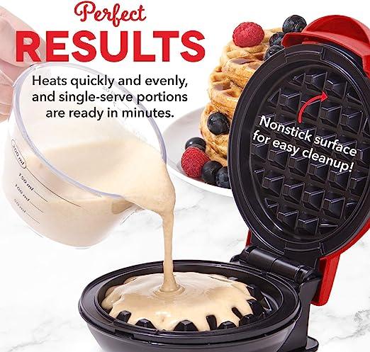 Dash MINI WAFFLE MAKER - RED