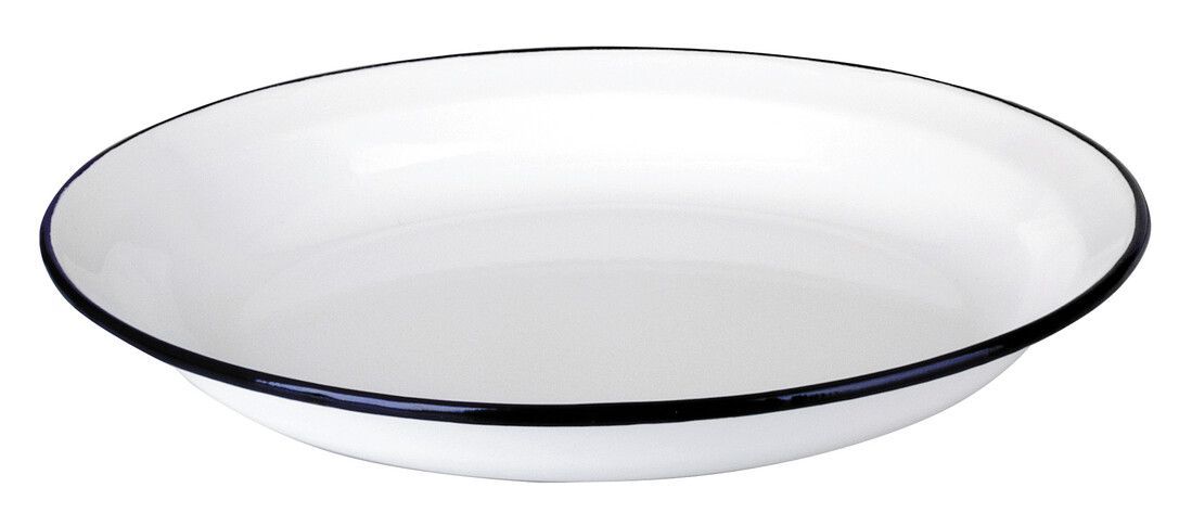 Ibili Blanca Plate – White & Blue