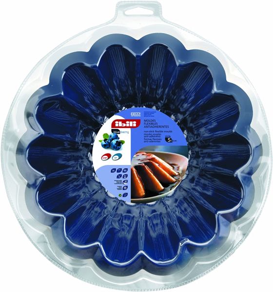 قالب كيك دائري 22 سم من Ibili Blueberry – كيك متساوي ولذيذ