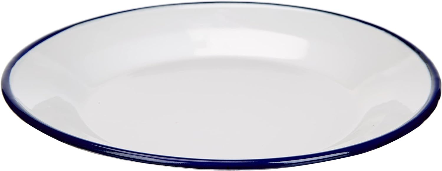 Ibili Blanca Plate – White & Blue