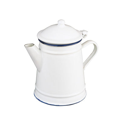 Ibili Blanca Tea Pot 1L – White & Blue