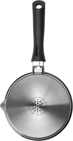 Ibili Evolution 16cm Casserole – Black, Healthy Cooking
