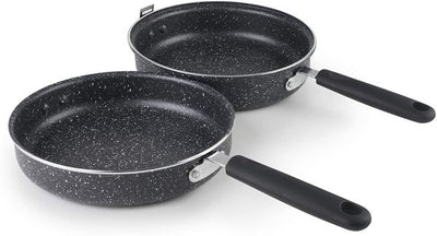 Ibili 20cm Double Frying Pan – Black