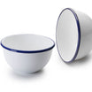 Ibili Blanca Oven Dish 27×20cm – White & Blue