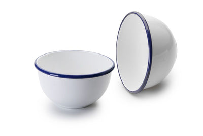طبق فرن 27×20 سم من Ibili Blanca - أبيض وأزرق