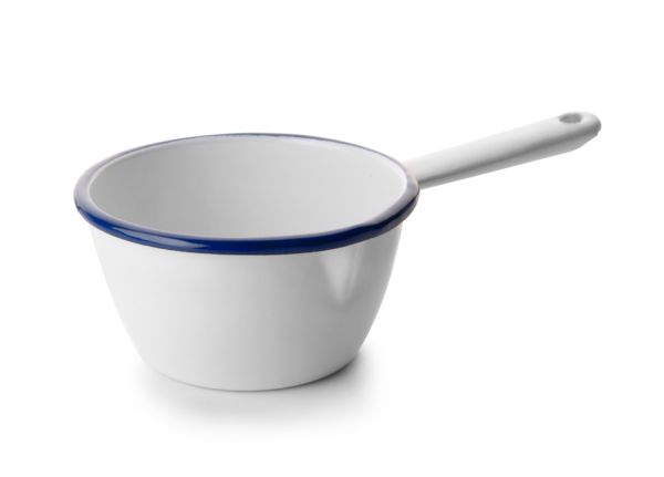 Ibili Blanca Casserole 10cm – White & Blue