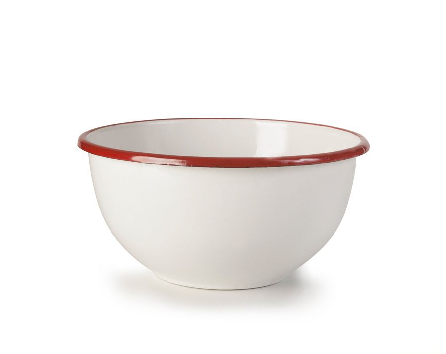Ibili Bordeaux Bowl – White & Red