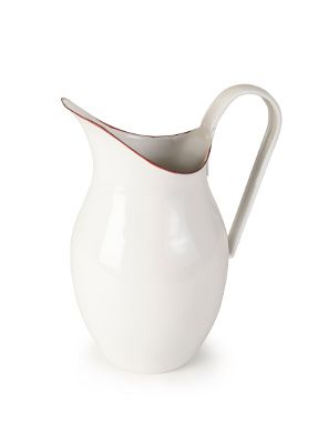 Ibili Bordeaux 2.5L Teapot – White & Red