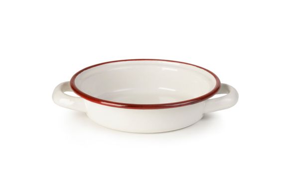 Ibili Bordeaux Egg Frying Pan 18cm – White & Red