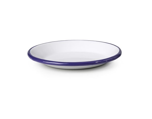 Ibili Blanca Plate – White & Blue