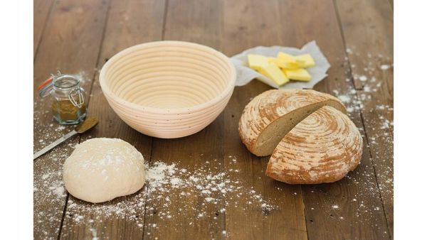 سلة تخمير العجين 25 سم Ibili Banneton – بيج عملية