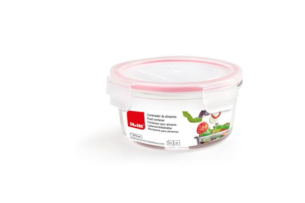 Ibili Lunch-Away 370ml Glass Food Container – Red