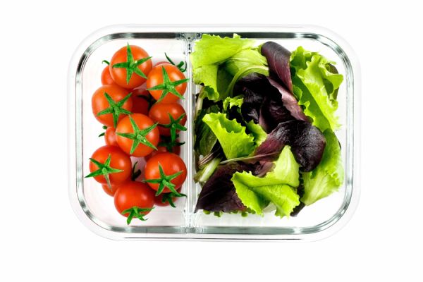 Ibili Lunch-Away 600ml Glass Food Container – Red