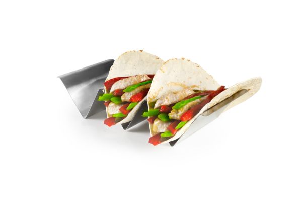 Ibili 21×10 cm Stainless Taco Stand — Practical & Elegant