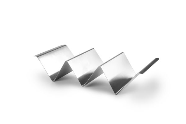 Ibili 21×10 cm Stainless Taco Stand — Practical & Elegant