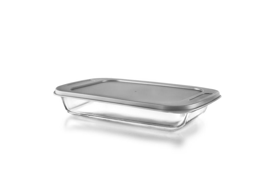 Ibili Kristall 1.6L Glass Baking Dish with Lid — Durable