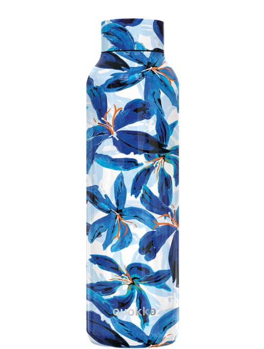 Quokka Thermal Bottle 630ml Blue Hibiscus