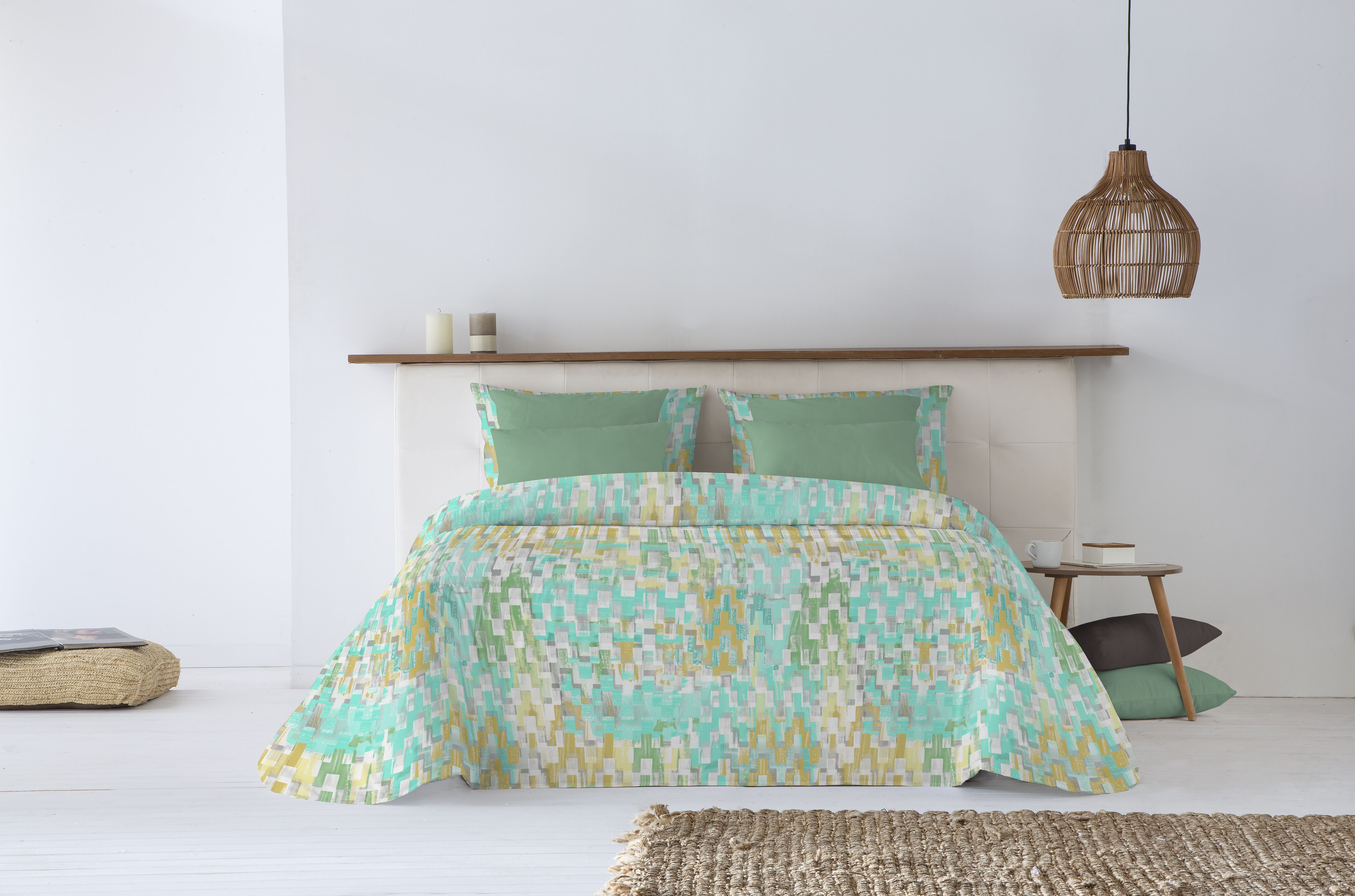 طقم لحاف مفرد ونص Canete Wind – 4 قطع بنقشة عصرية