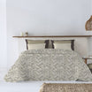 Canete Areca Summer Bedspread Twin-Size - Grey | Elegant & Light