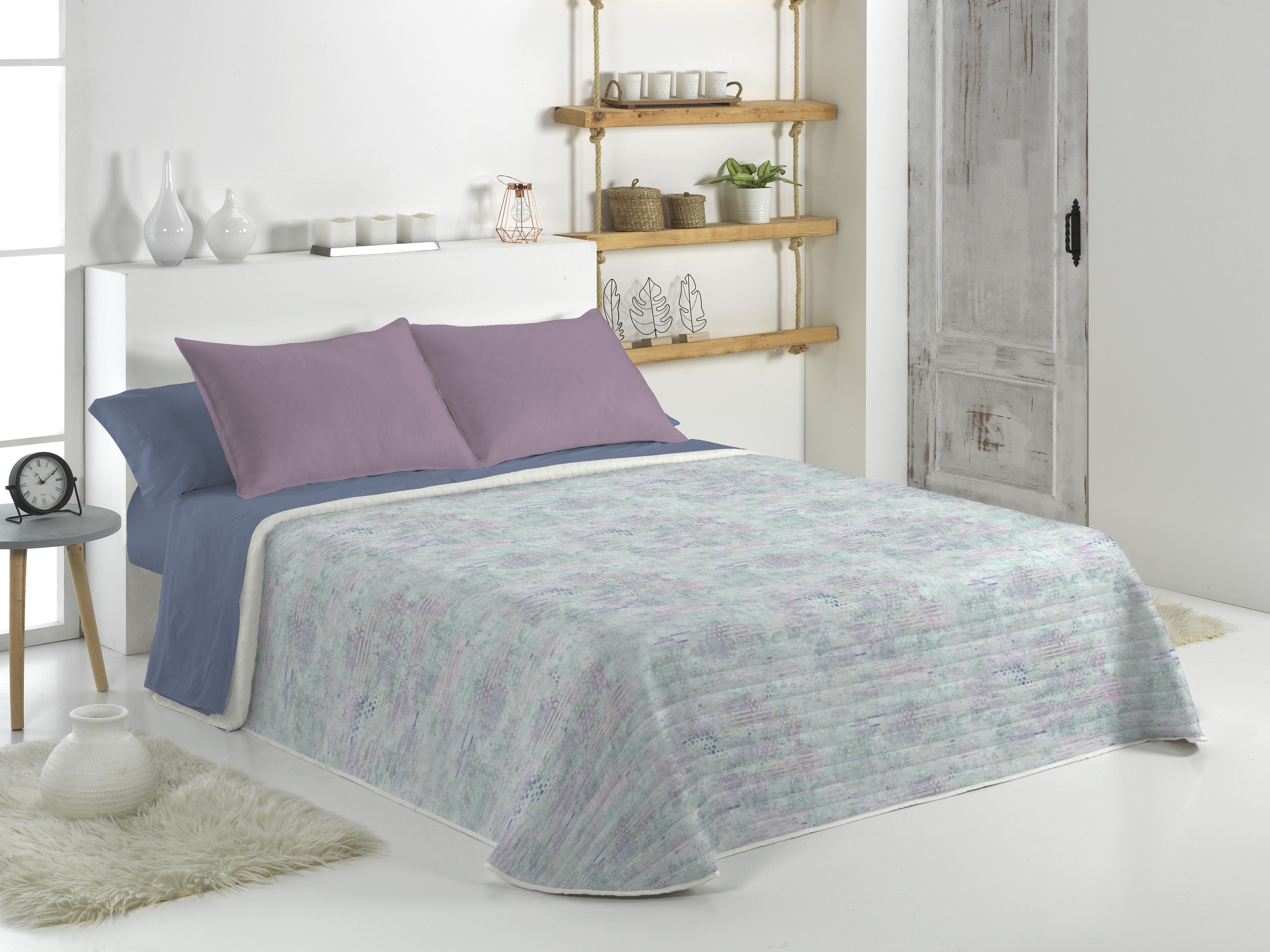 Canete Sober Summer Bedspread Single & Half - Lilac | Elegant & Fresh