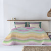 Canete Plus Summer Bedspread Single & Half - Purple | Elegant & Fresh