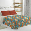 Canete Chara Summer Bedspread King-Size - Turquoise | Fresh & Light