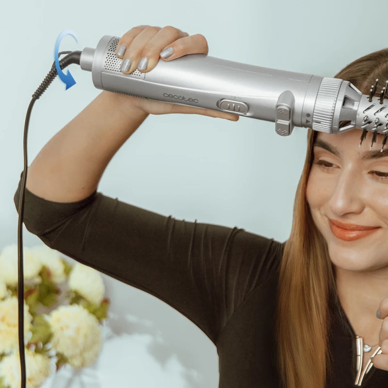 Cecotec CeramicCare 6in1 Gyro – فرشاة هواء دوارة 6 في 1 احترافية