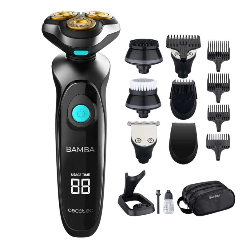 Cecotec PrecisionCare 10-in-1 Grooming Kit Titanium IPX6 — Complete Men's Grooming System