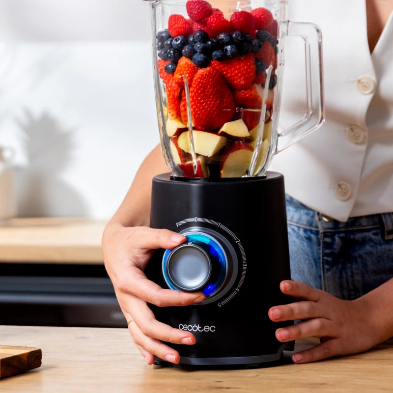 خلاط إبريق Cecotec 2000 واط تيتانيوم عالي الأداء 