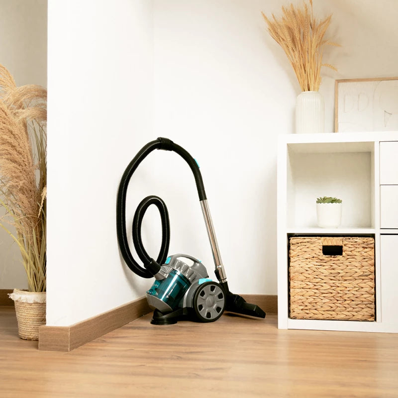 مكنسة كهربائية سيكوتك 800 واط بدون كيس | تصميم مدمج 