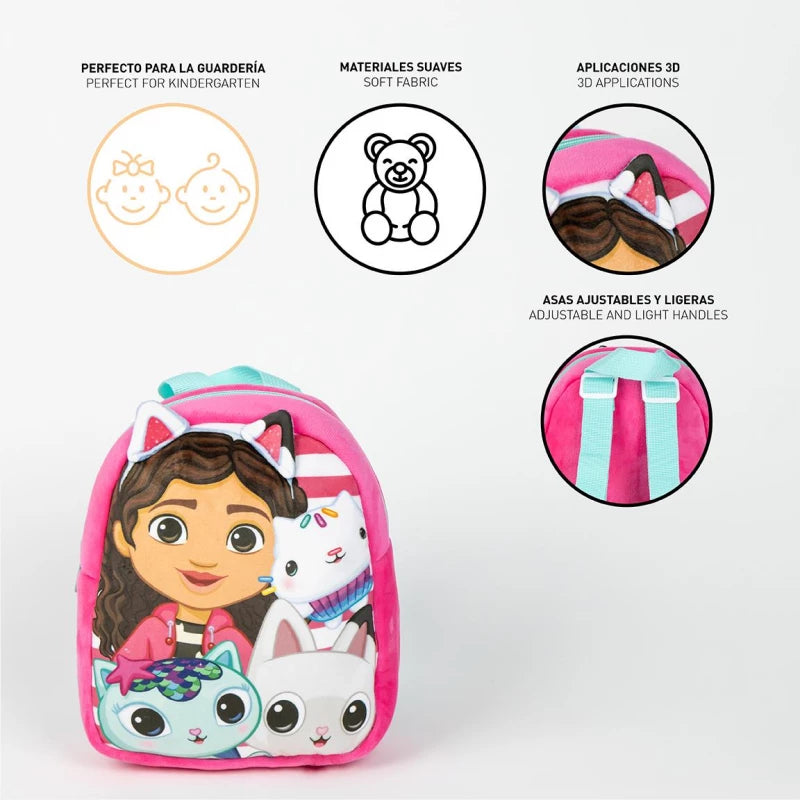 Cerda Kindergarten Backpack – Gabby's Dollhouse – Kids 3+