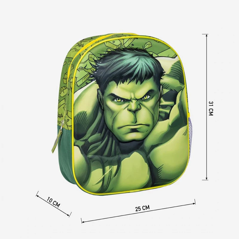 Cerda Kids Backpack 3D Avengers Hulk – Age 3+ – Fun & Durable