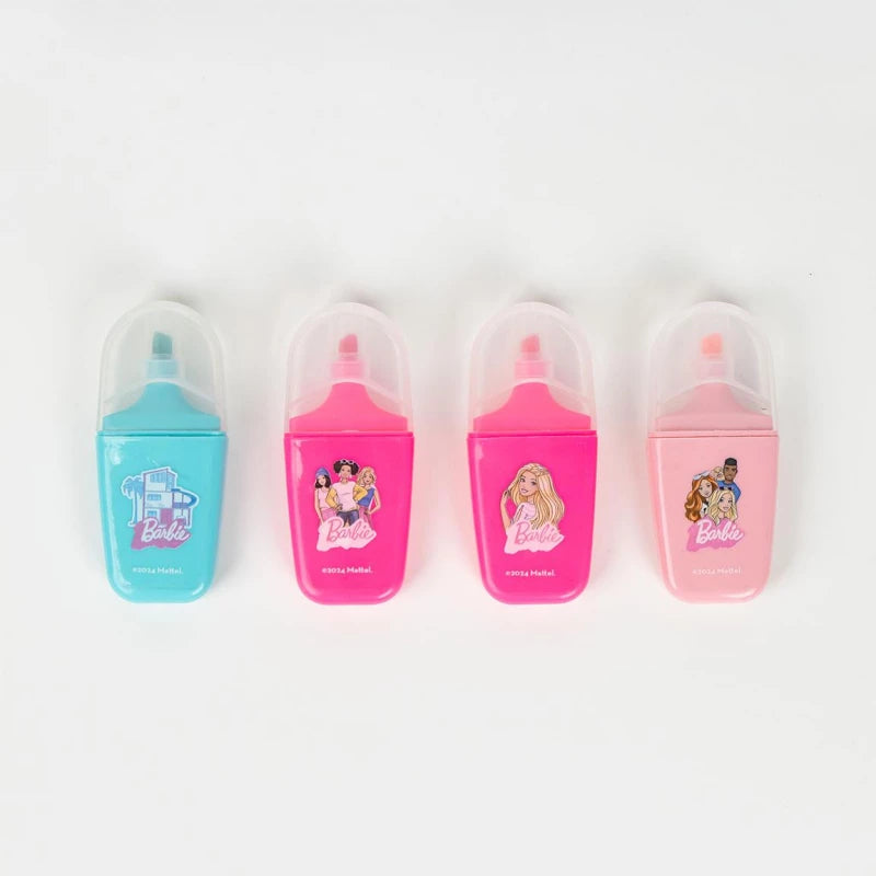 Cerda Markers Pack x4 – Barbie – Age 3+